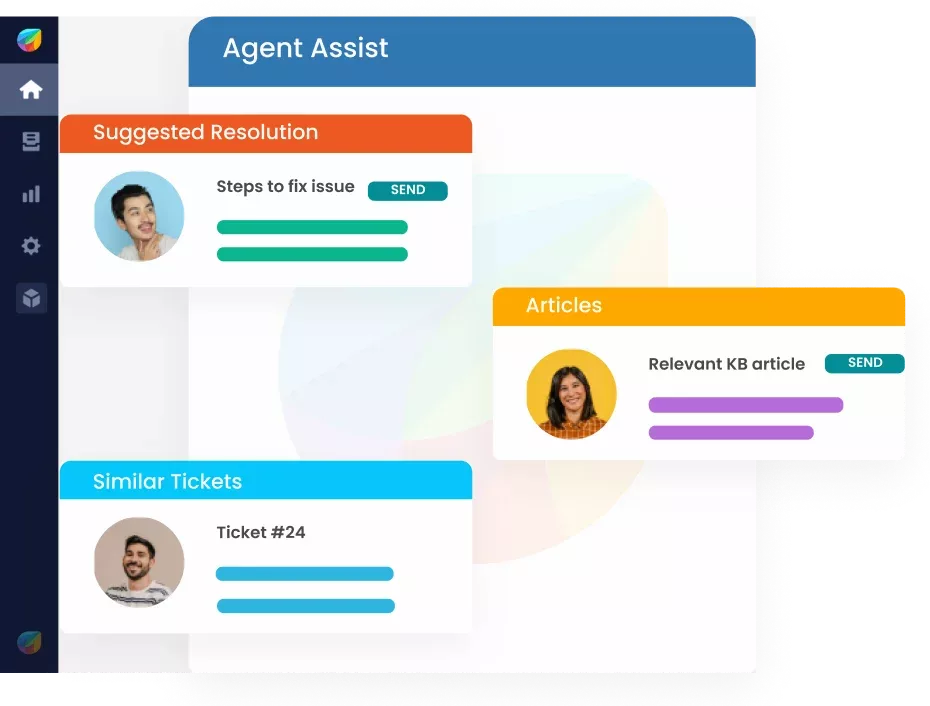 Resolve common tickets automatically with AI